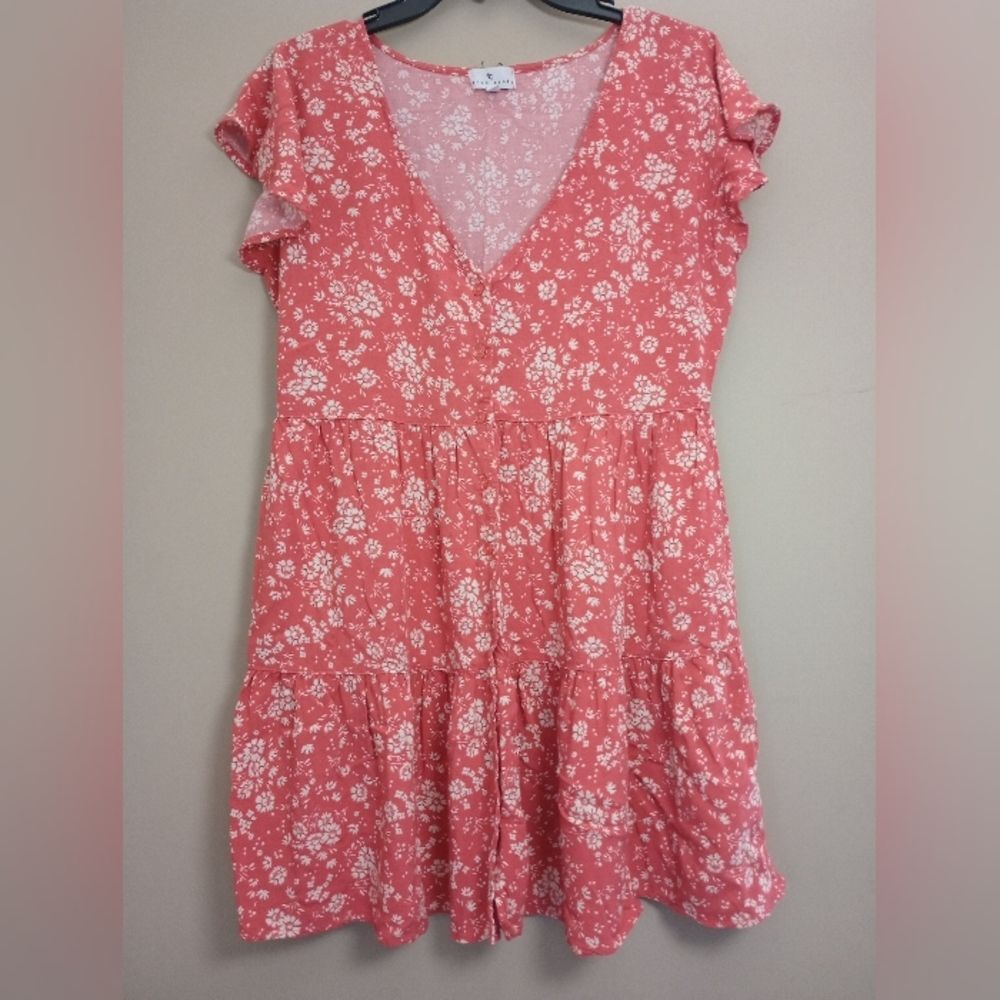 True Craft Button Up Baby Doll Dress Size Large